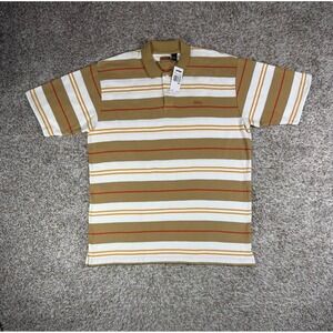 Vintage Y2K ENYCE Striped Polo Shirt 3XL NWT Hip Hop Skate Baggy 2000s